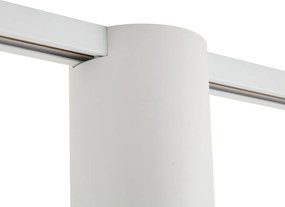 Modern railsysteem wit met 2 spots 1-fase - Iconic Rondoo Up