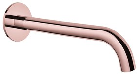 Wastafelkraan Uitloop Hotbath Cobber Rond 25 cm Roze Goud