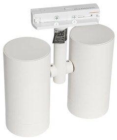 Moderne 1-fase railspot wit 2-lichts - Iconic Scopio