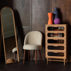 Dutchbone Caroun Staande Boogspiegel Bamboe - 40x160cm