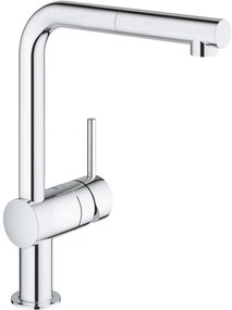 Grohe Minta keukenkraan met uittrekbare handdouche chroom