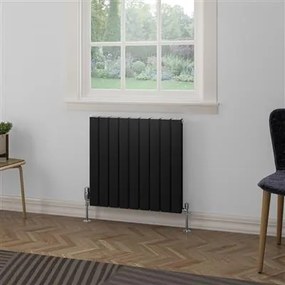 Eastbrook Hadleigh radiator 65x60cm aluminium 1055W zwart mat