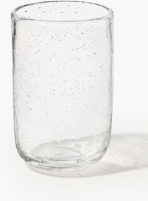 Mondgeblazen longdrinkglazen Hippolyte met luchtbellen, 4-delig