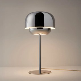 Tafellamp in chroom ijzer, Kinoko