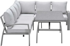 Garden Impressions Cameron lounge dining set 3-delig rechts - valley sand