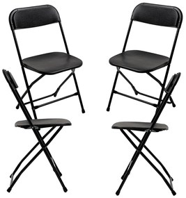 Set van 4 opklapbare Dona tuinstoelen