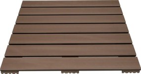 Terrastegel composiet 50 x 50 cm donkerbruin FSC (24 mm) massief