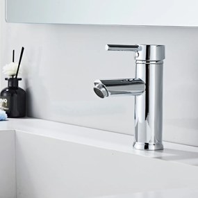 Saniclear Talpa wastafelkraan met hendel chroom