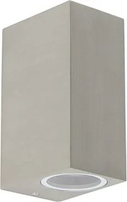 Moderne wandlamp aluminium 2-lichts IP44 - Baleno