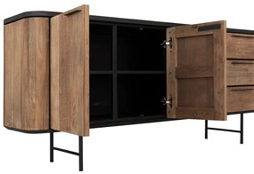 DTP Home Soho Dressoir Met Ronde Hoeken 200 Cm - 200x45x85cm.