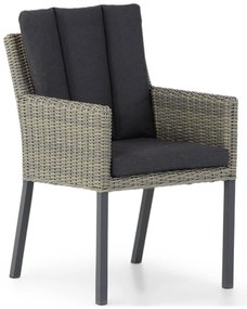 Tuinset 6 personen 260 cm Wicker Taupe Garden Collections Oxbow/San