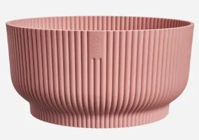 Elho Vibes Fold Bowl 25 cm - Delicaat Roze - Trendy Plantenschaal voor Tafel of Vensterbank