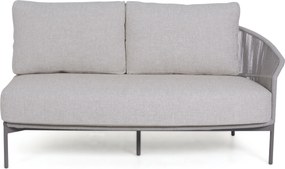 Hoek loungeset 5 personen Rope Grijs  4 Seasons Outdoor Florence/Riah