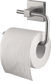 Haceka Mezzo toiletrolhouder zonder klep 14,2x5x10,7cm RVS-look