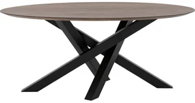 Goossens Excellent Eettafel Mente, Ovaal 180 x 100 cm