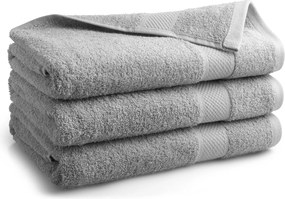 Handdoek Hotel Collectie - 70x140 - 3 stuks - lichtgrijs