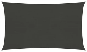 vidaXL Zonnezeil 160 g/m² 3x5 m HDPE antracietkleurig