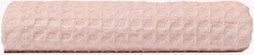 Katoenen honeycomb gastendoekje Cherry Pink