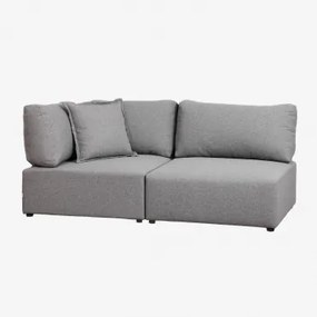 2-delige Modulaire Hoekbank Kata Stof Szary - Sklum