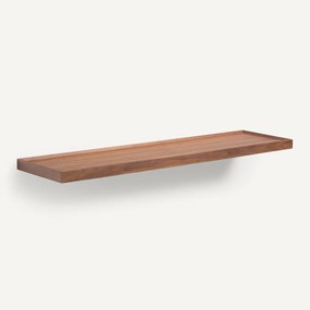 Wandplank walnoot en fineer L100 cm, Tidder