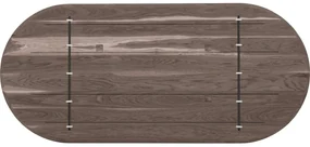 Goossens Excellent Eettafel Floyd, Semi rond 260 x 100 cm