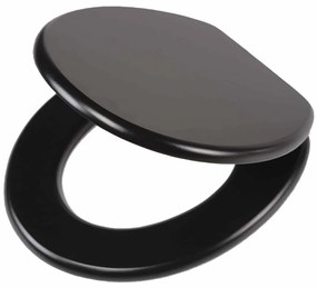 Tiger Toiletbril Leatherlook MDF zwart 252540746