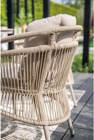 Garden Impressions Sorong tuinset 7-delig - Tulli tuintafel 220x115 cm - light teak vironwood