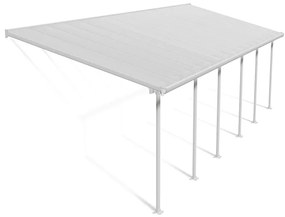Feria Palram polycarbonaat terrasoverkapping - Canopia 3 x 9,15 m wit