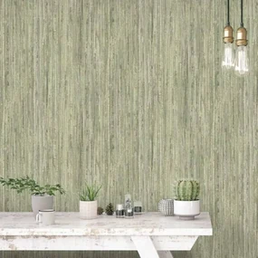 Noordwand Behang Natural Grasses Wicker groen