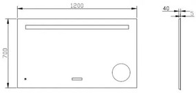 Best-Design Linet spiegel inclusief LED verlichting