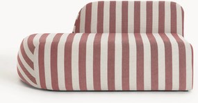 Gestreepte chaise longue module Wolke