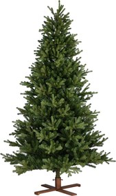 Vermont Hinged kunstkerstboom - 213 cm - Groen - Diameter 137 cm - 2358 tips - Houten voet