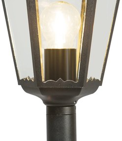 Klassieke staande buitenlamp zwart 125 cm IP44 - New Orleans Klassiek / Antiek, Landelijk / Rustiek E27 IP44 Buitenverlichting