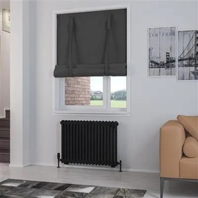 Eastbrook Rivassa 2 koloms radiator 85x60cm staal 1133W zwart mat