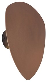 Design wandlamp brons organisch 32cm 2-lichts - Pulley Design G9 Binnenverlichting Lamp