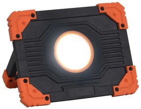 vidaXL Spotlight draagbaar LED ABS 10 W koudwit