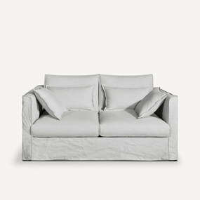 Bankhoes in gekreukt linnen, Camille