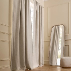 Verduisteringsgordijn van gewassen linnen, verborgen lipjes, Private