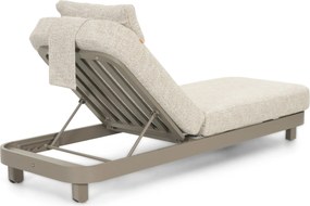 Santika Cayora Ligbed Aluminium Zand/Beige