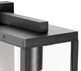 Smart buiten wandlantaarn zwart IP44 incl. Wifi ST64- Charlois