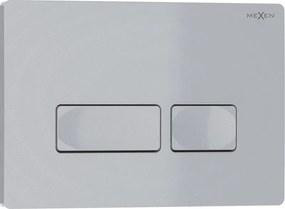 Mexen Tex 04 spoelknop, mat chroom - 6104-04