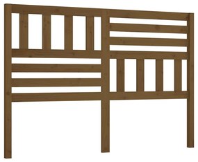 vidaXL Hoofdbord 166x4x100 cm massief grenenhout honingbruin