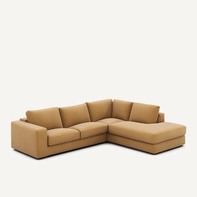 Linnen fluwelen hoekbank, SKANDER