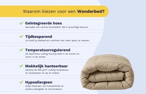 Zelesta Wonderbed Warm Sand - Dekbed zonder overtrek – Bij Swiss Sense