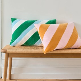 Kussenhoes 60 x 40 cm in fluweel, Jasper