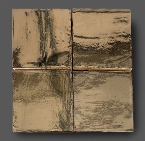 Wandtegel 13x13 Cm Handvorm Martini Goud RBT42