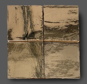 Wandtegel 13x13 Cm Handvorm Martini Goud RBT42