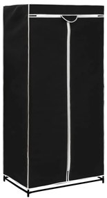 vidaXL Kledingkast 75x50x160 cm zwart