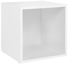 vidaXL Tv-meubel 37x35x37 cm bewerkt hout wit