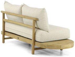 Hoek loungeset 5 personen Teak Old teak greywash  Santika Furniture Santika